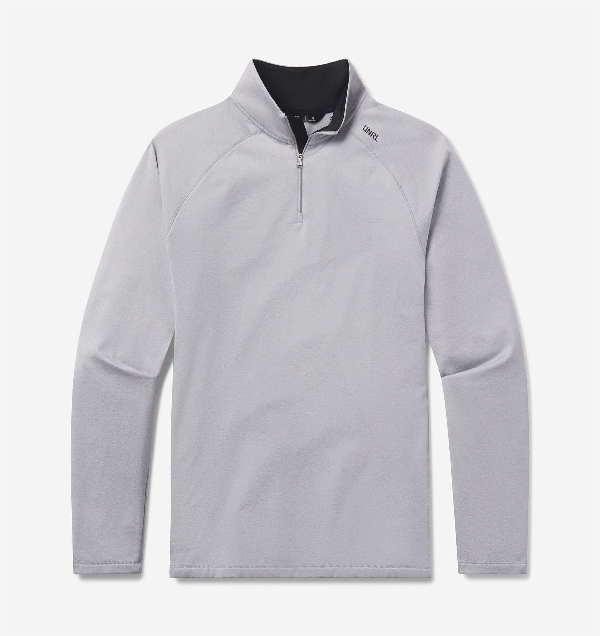 UNRL Interlock Quarter Zip Ã¢â‚¬â€œ Heather Gray