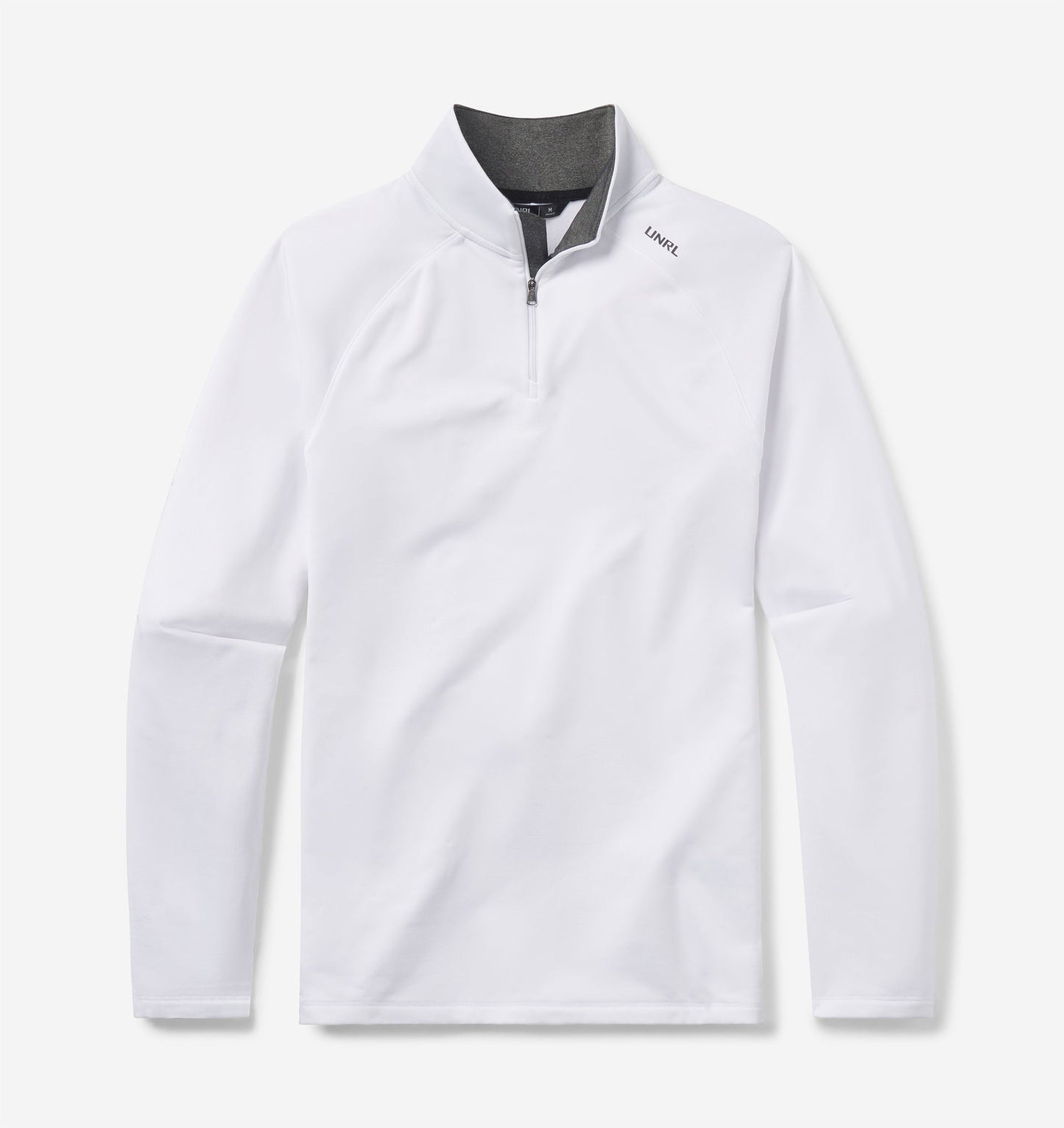 UNRL Interlock Quarter Zip Ã¢â‚¬â€œ White