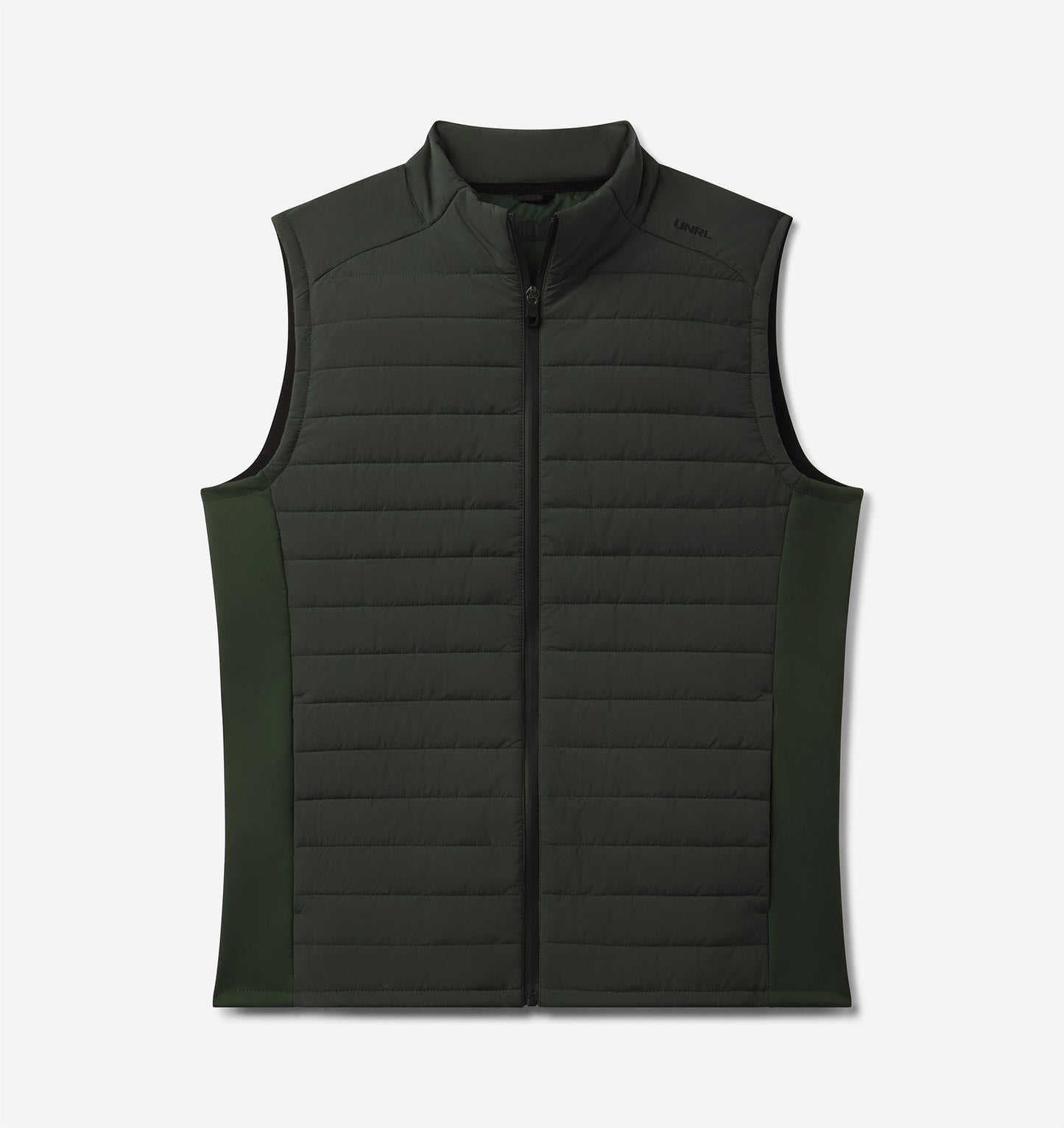 UNRL Mens Vancouver Quilted Vest Ã¢â‚¬â€œ Pine