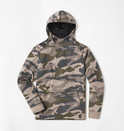 UNRL Crossover Hoodie II – Woodland Camo | Add Your Logo