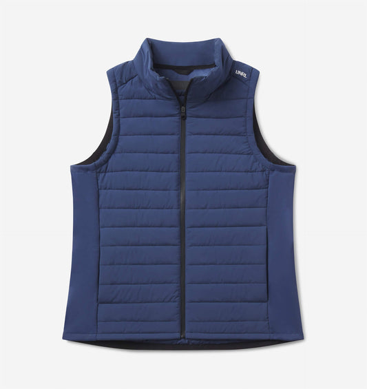 UNRL Womens Vancouver Quilted Vest Ã¢â‚¬â€œ Harbor Blue