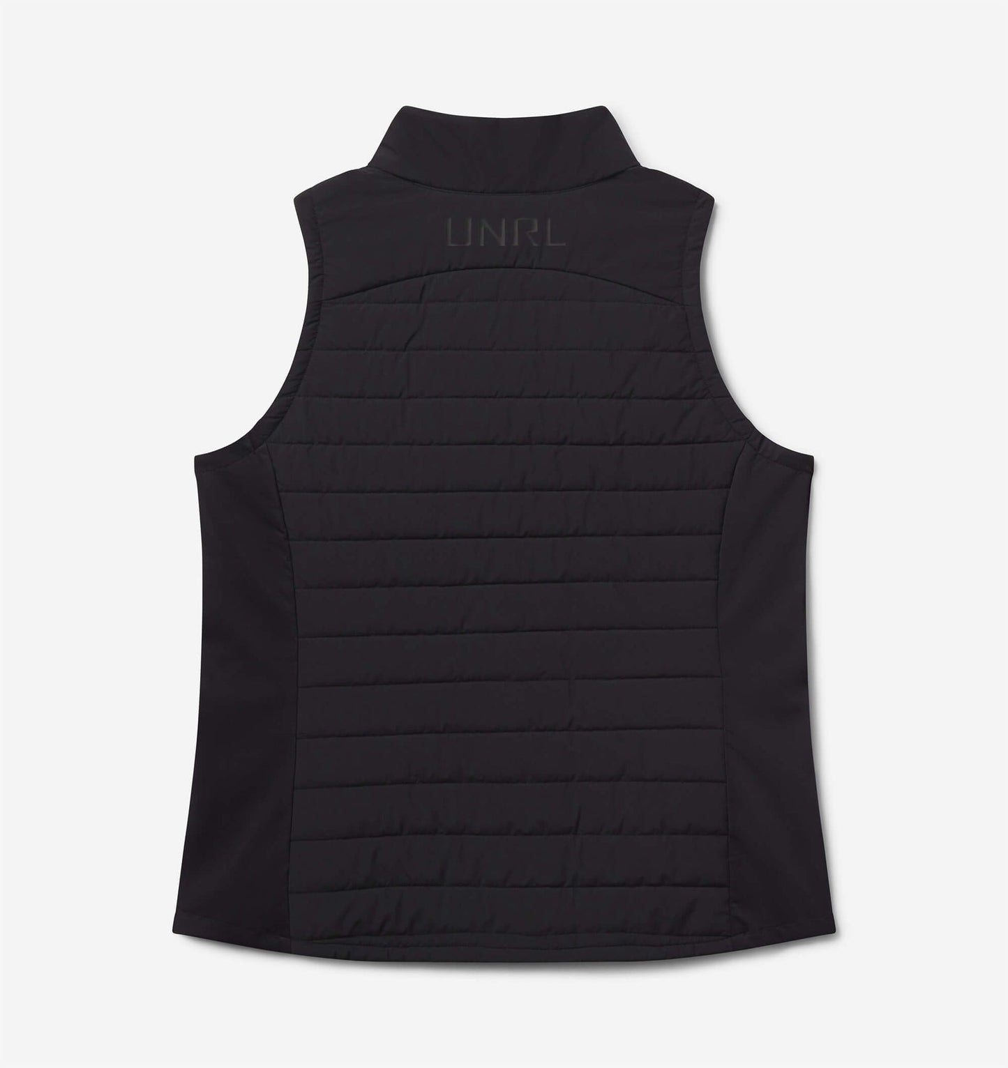 UNRL Womens Vancouver Quilted Vest Ã¢â‚¬â€œ Black