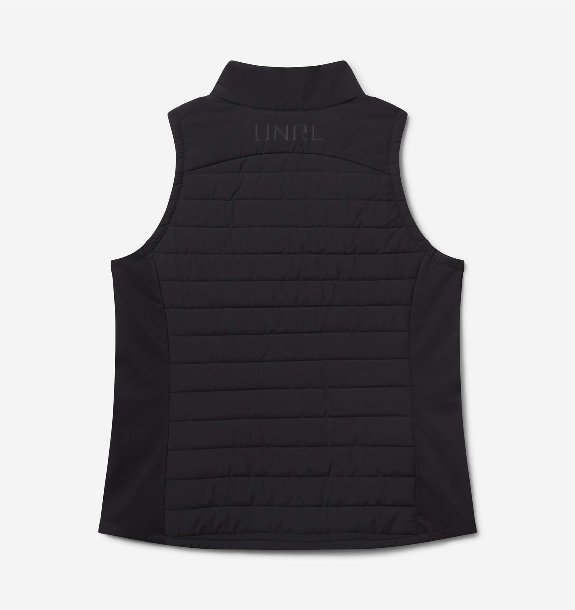 UNRL Womens Vancouver Quilted Vest Ã¢â‚¬â€œ Black