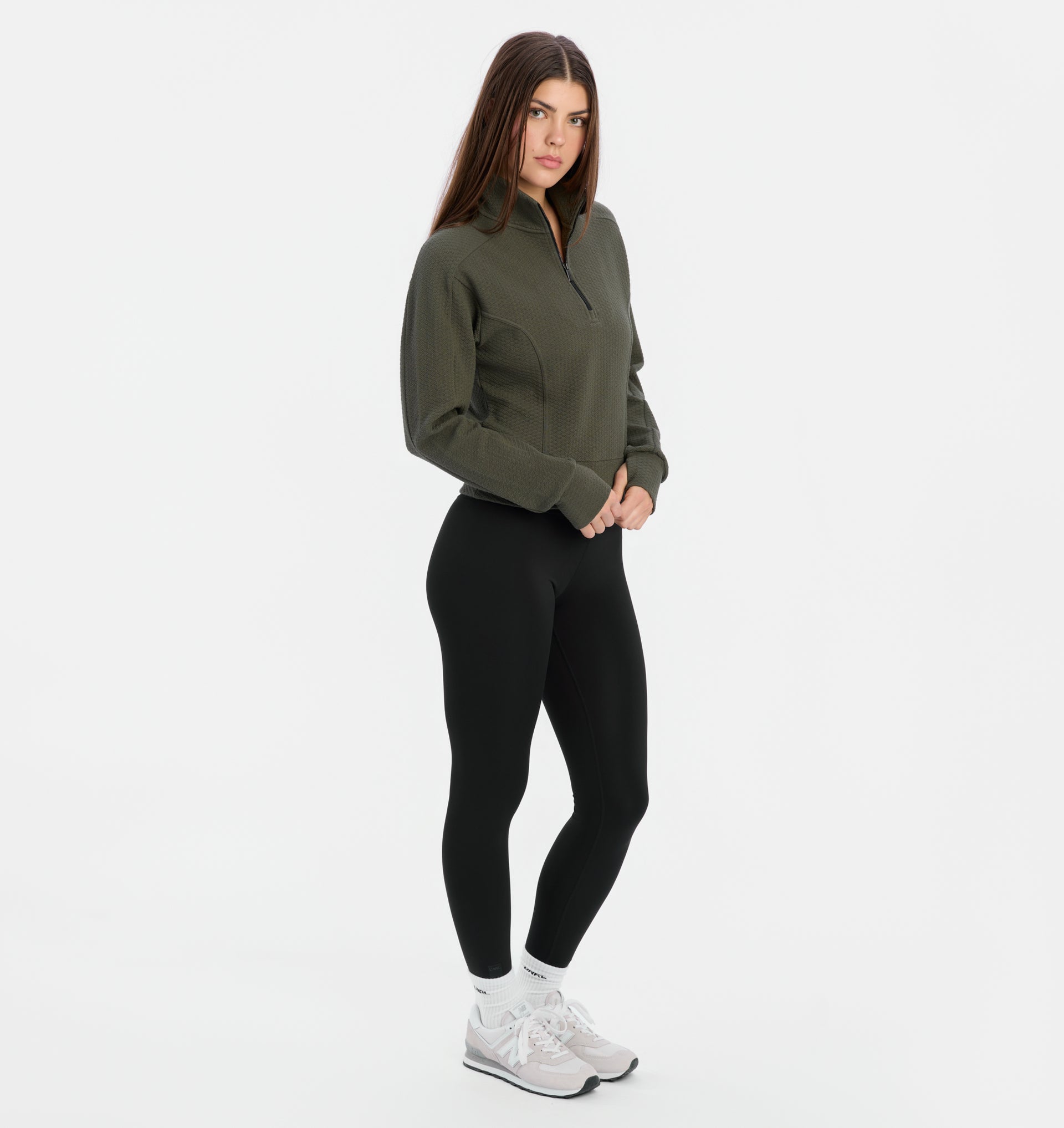 UNRL Womens Elevation Half-Zip Pullover Ã¢â‚¬â€œ Grove