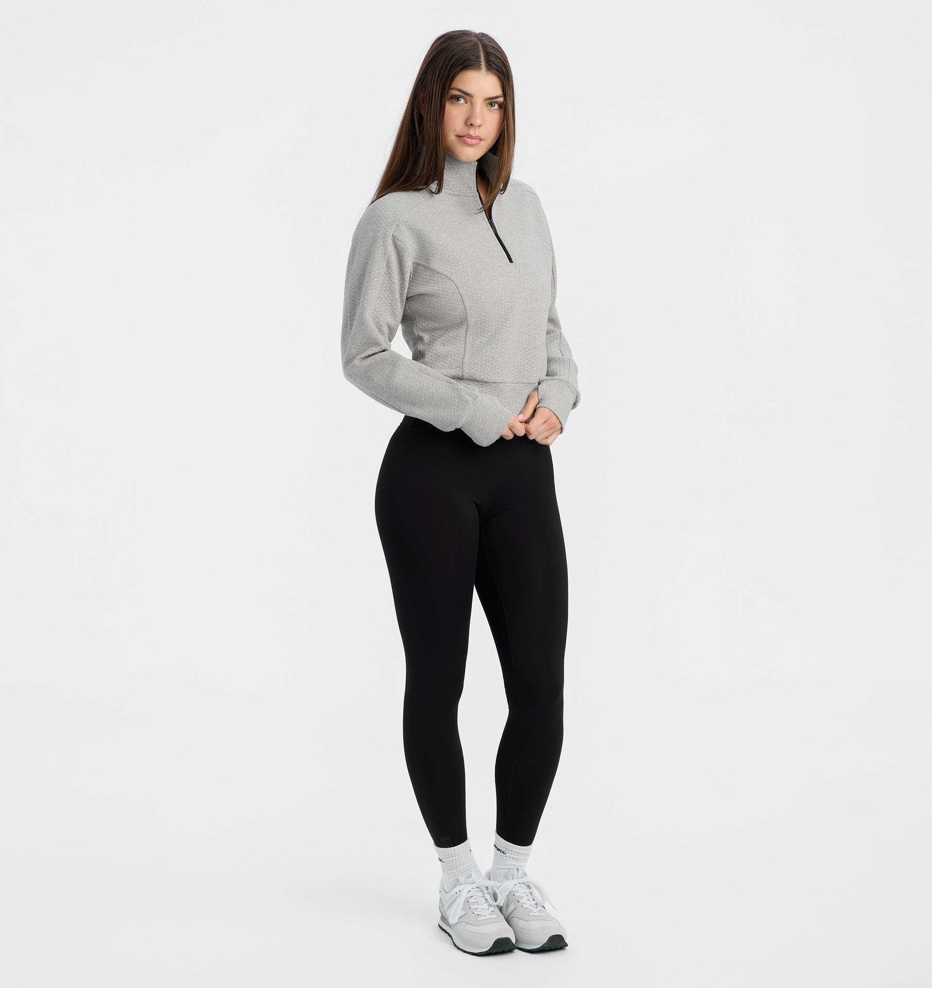 UNRL Womens Elevation Half-Zip Pullover Ã¢â‚¬â€œ Heather Gray