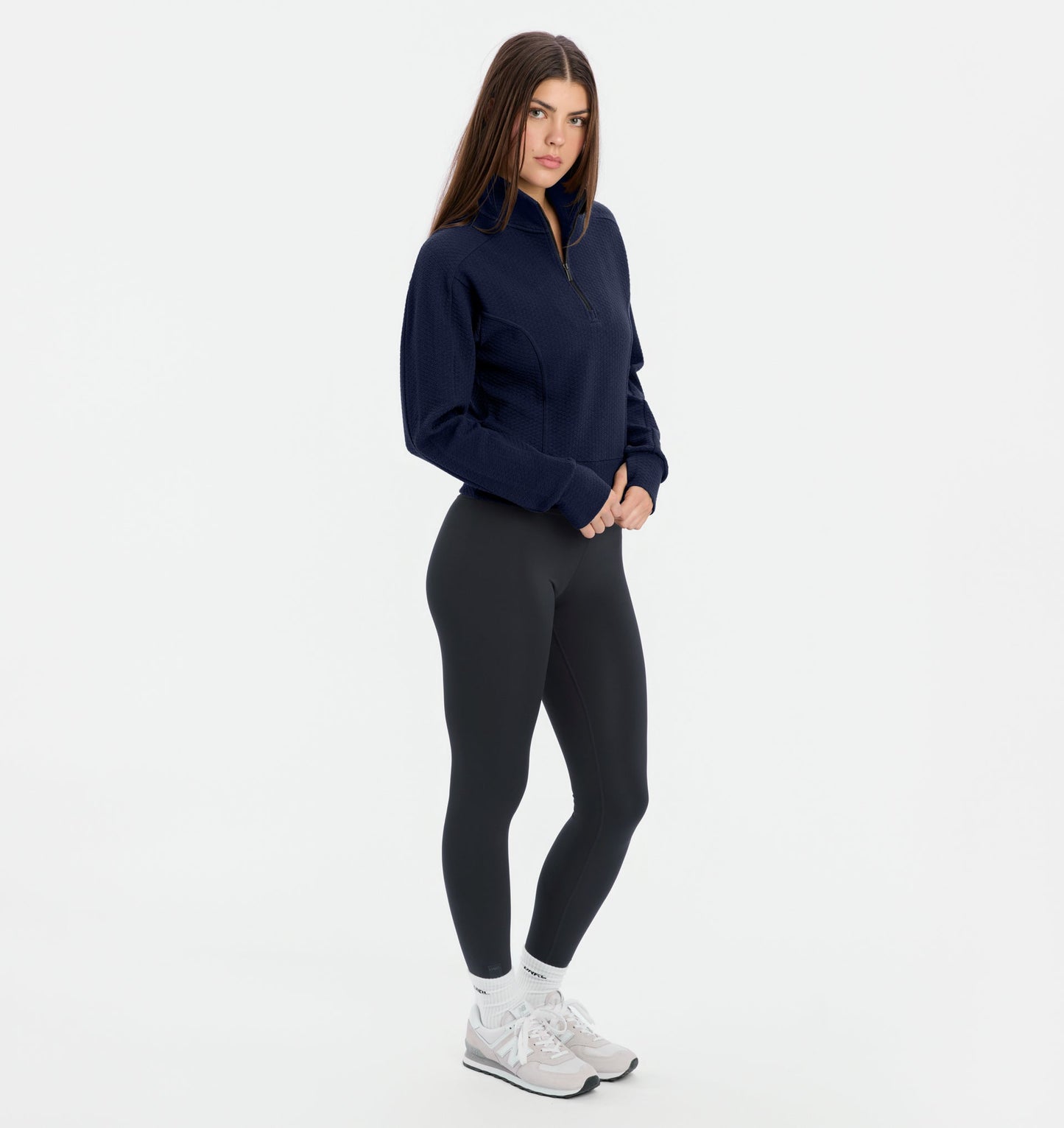 UNRL Womens Elevation Half-Zip Pullover Ã¢â‚¬â€œ Midnight Navy
