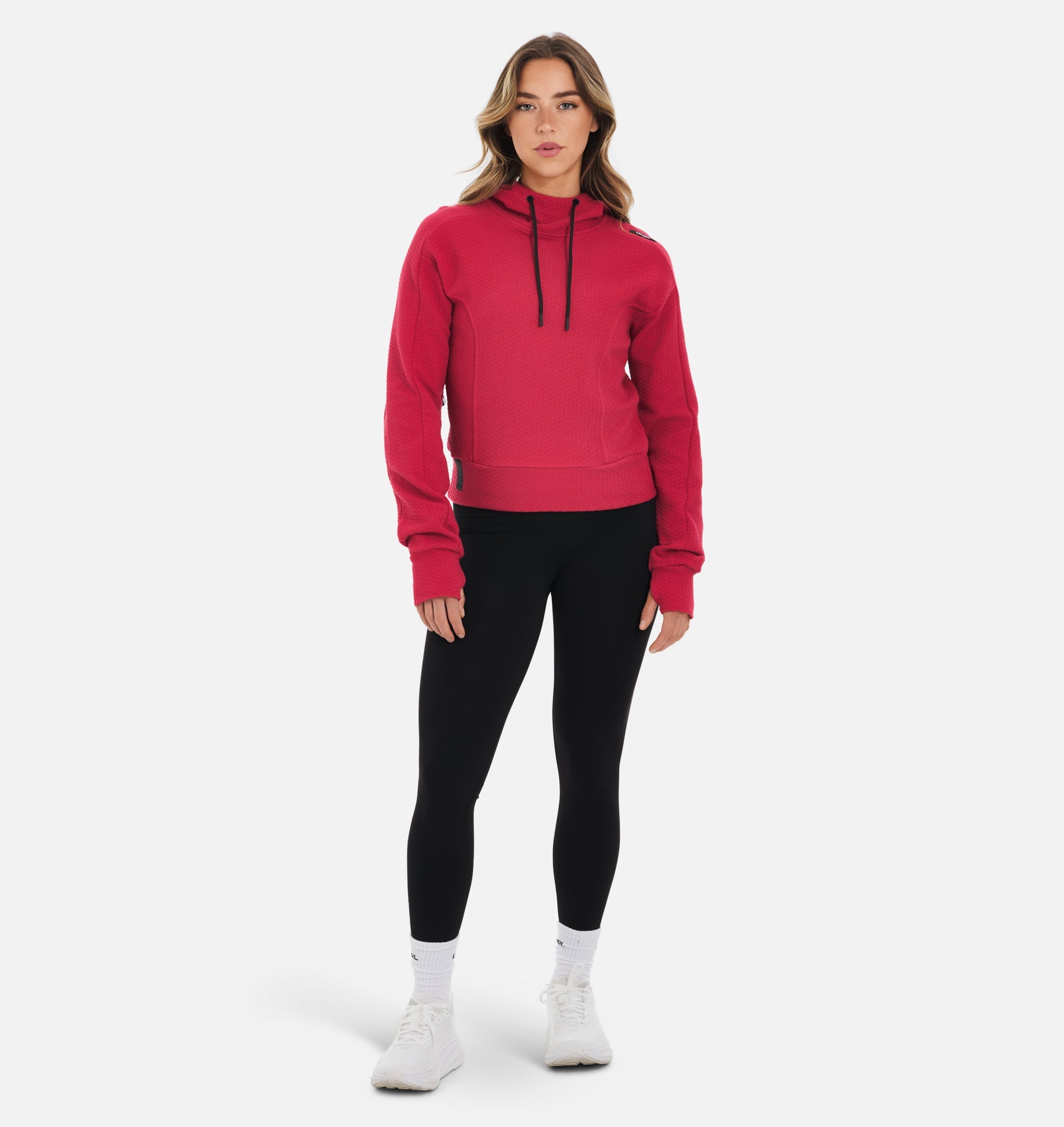 UNRL Womens Elevation Hoodie Ã¢â‚¬â€œ Garnet Red