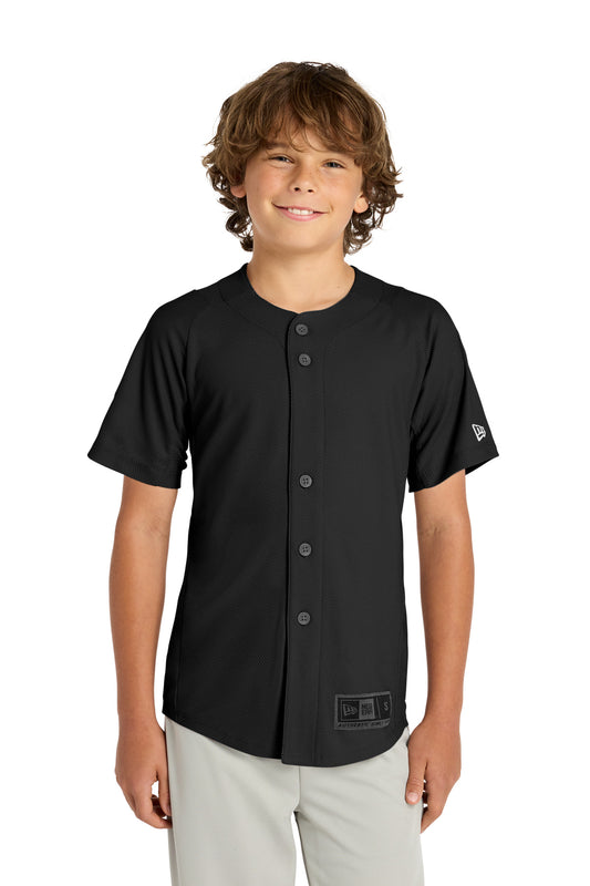 New Era  ®  Youth Diamond Era Full-Button Jersey. YNEA220 | Add Your Logo