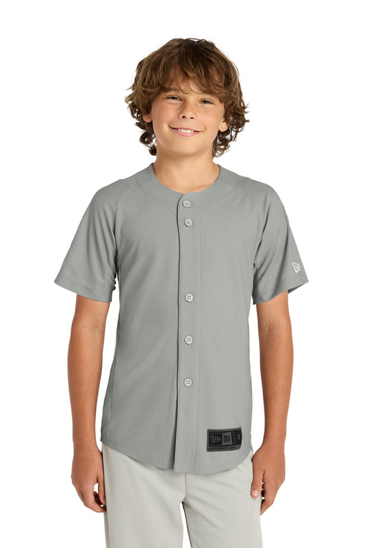 New Era  ®  Youth Diamond Era Full-Button Jersey. YNEA220 | Add Your Logo