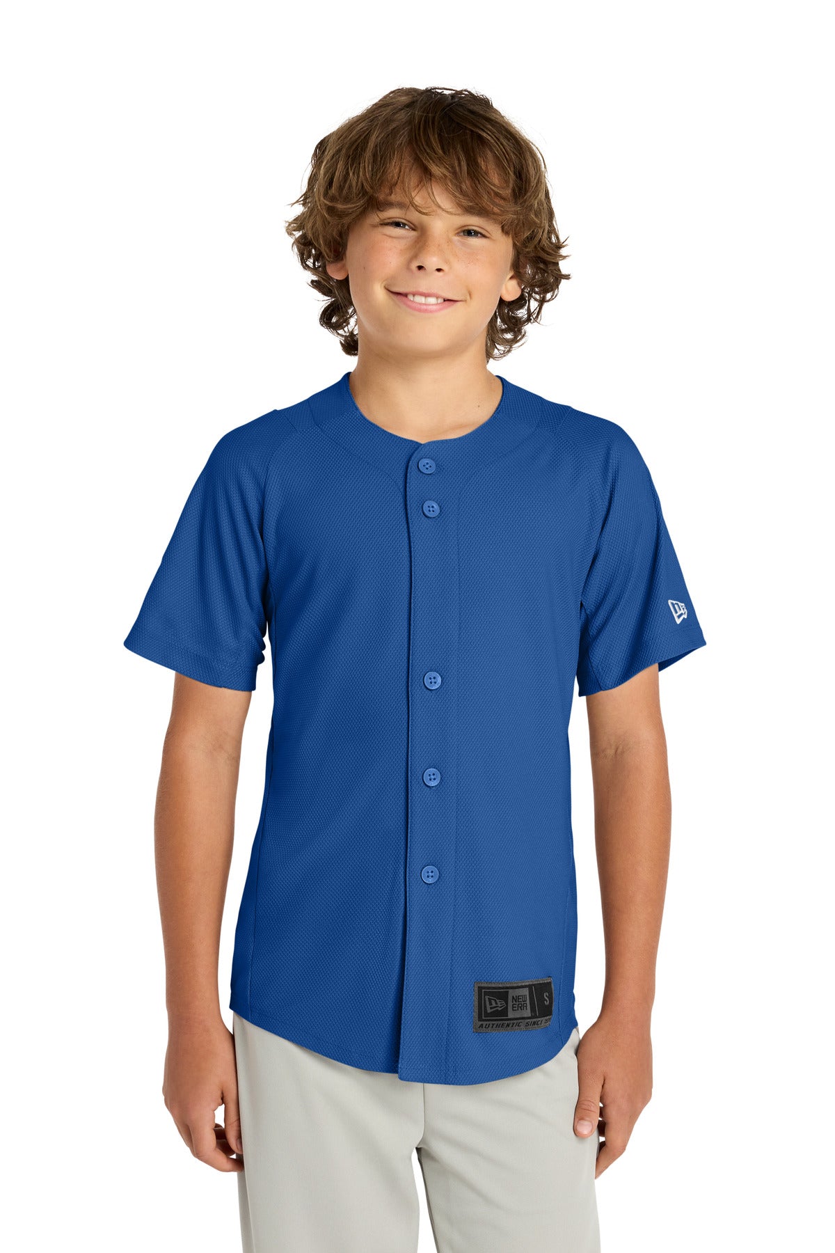 New Era  ®  Youth Diamond Era Full-Button Jersey. YNEA220 | Add Your Logo