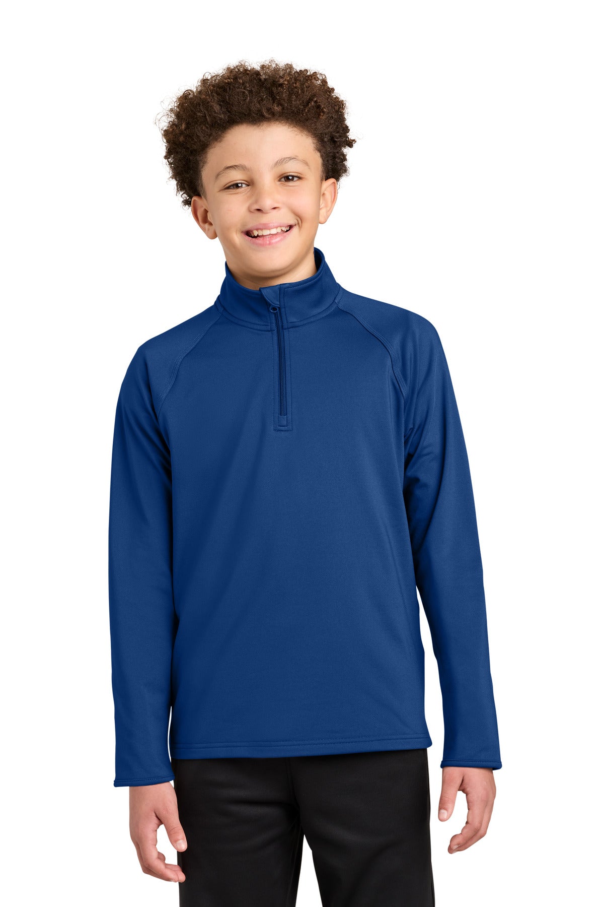 Sport-Tek   Youth Sport-Wick   Stretch 1/4-Zip Pullover YST850