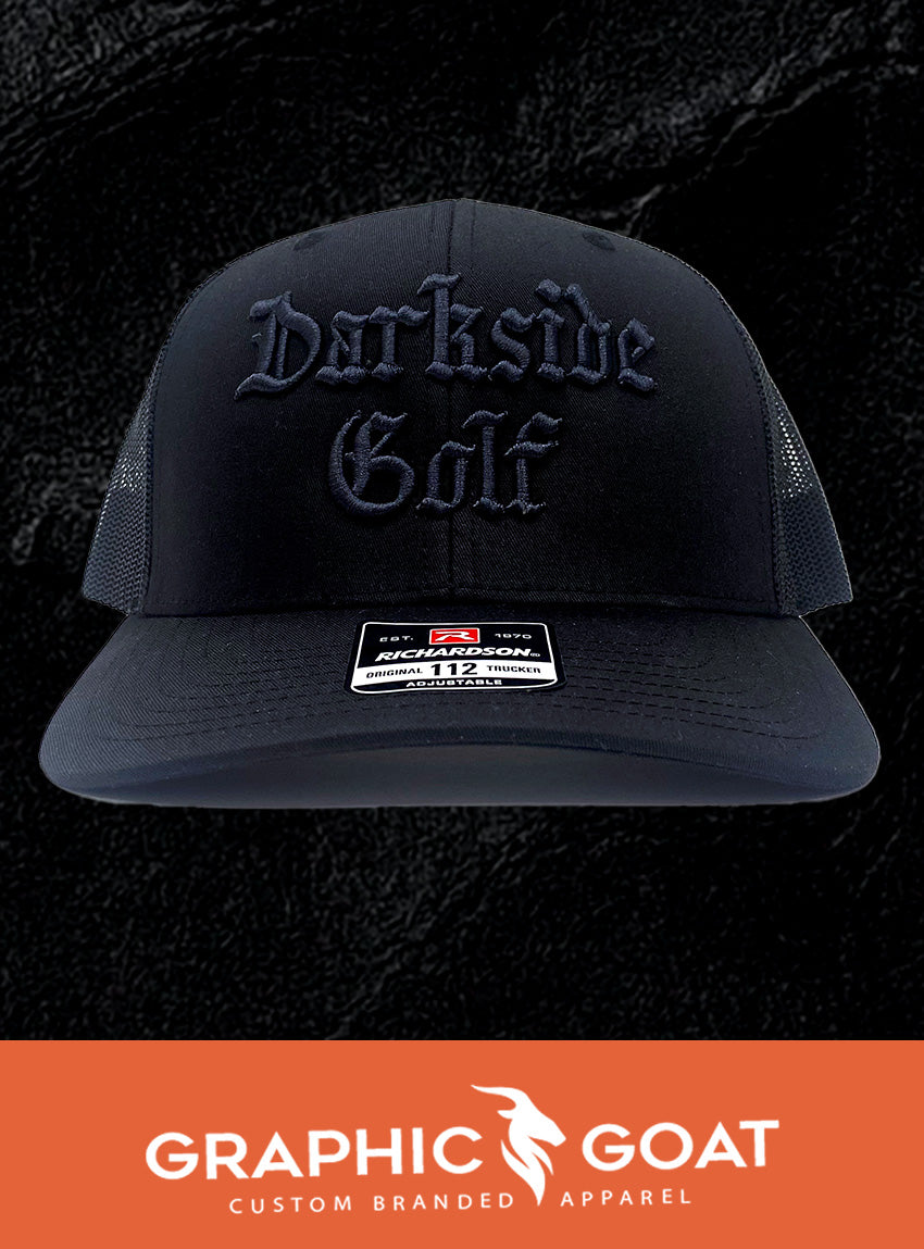 Darkside Golf x Richardson 112 Hat – Raised Embroidery Edition