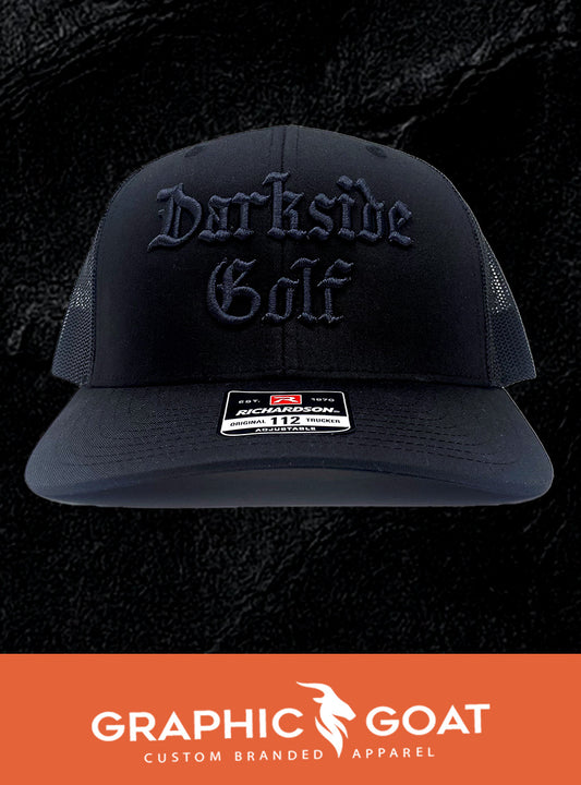 Darkside Golf x Richardson 112 Hat – Raised Embroidery Edition