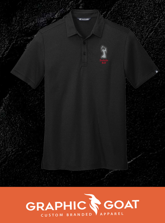 Darkside Golf x TravisMathew Oceanside Black Polo – Ghost Edition